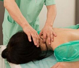 Masaje con osteocondosis cervical