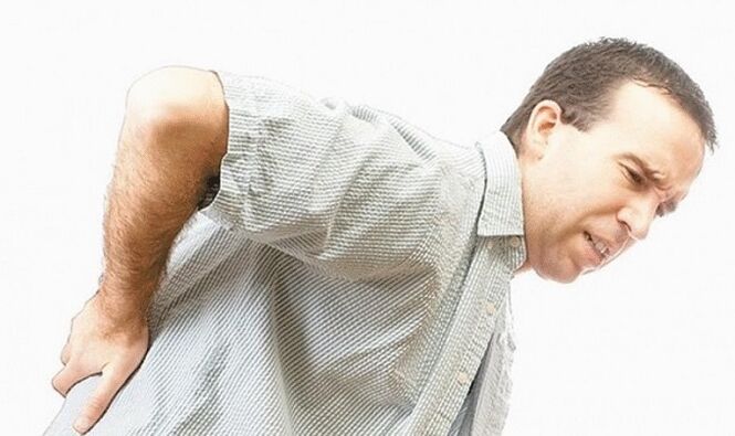 Dolor de espalda en la osteocondosis de la columna lumbar